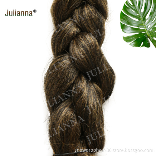 Julianna Synthetic Curled Pre Style Goddess Curl Braiding Hair Coi Leray Braids With Curls